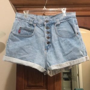 VTG L.E.I High wasted money shorts size L